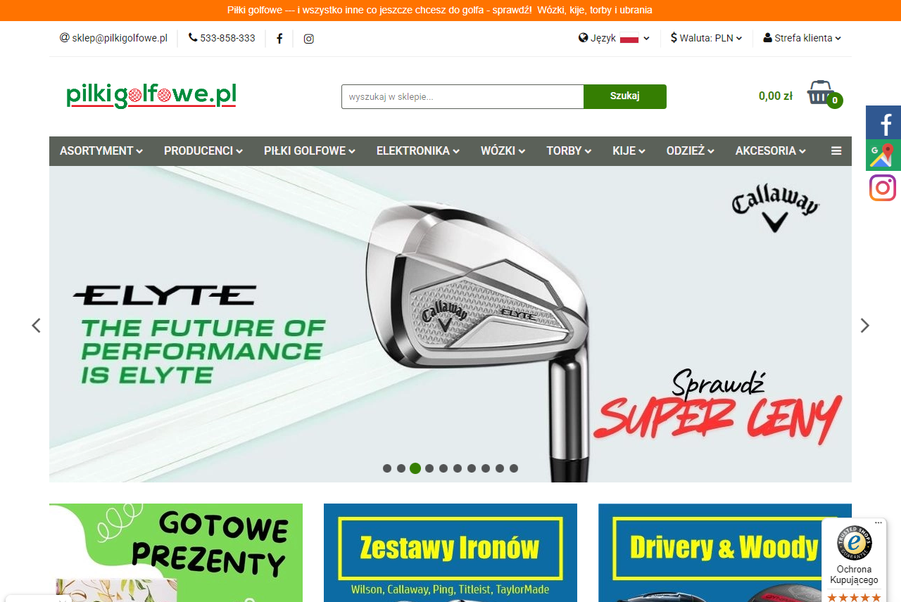 Sklep golfowy a fitting sprzętu – czy dopasowanie kijów ma realne znaczenie?