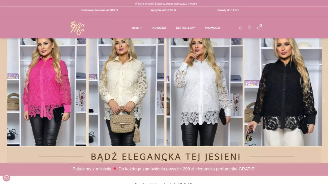 Damska odzież, moda włoska | Bella Mia