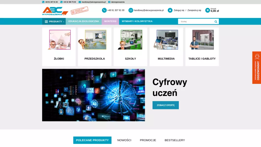 Wyposażenie szkół - ABC Wyposażenia
